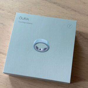 Oura Silver Ceramic Ring